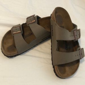 BIRKENSTOCK Arizona Suede Leather Sandals